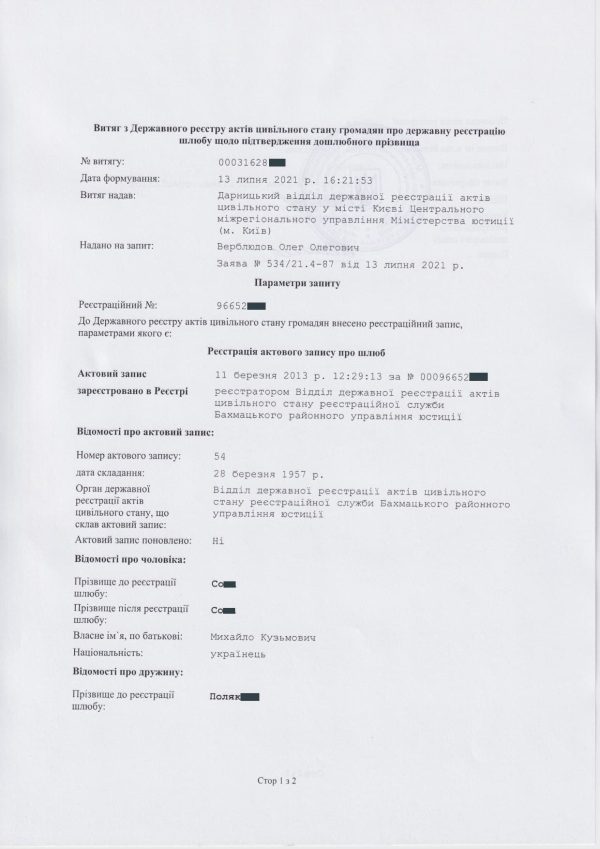 ru vypiska vytiag iz svidetelstva o brake ukraina litsevaya storona